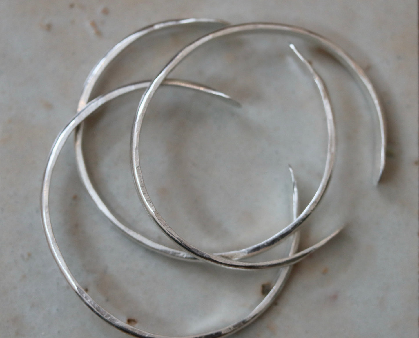 Sterling Stacking Cuff. Large.