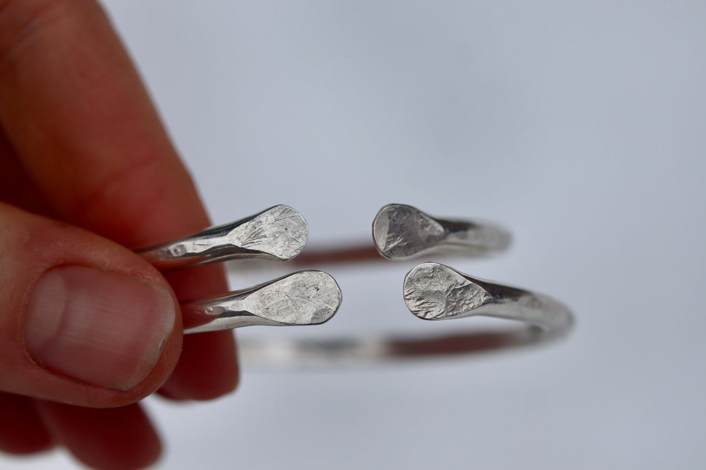Sterling Stacking Cuff. Large.