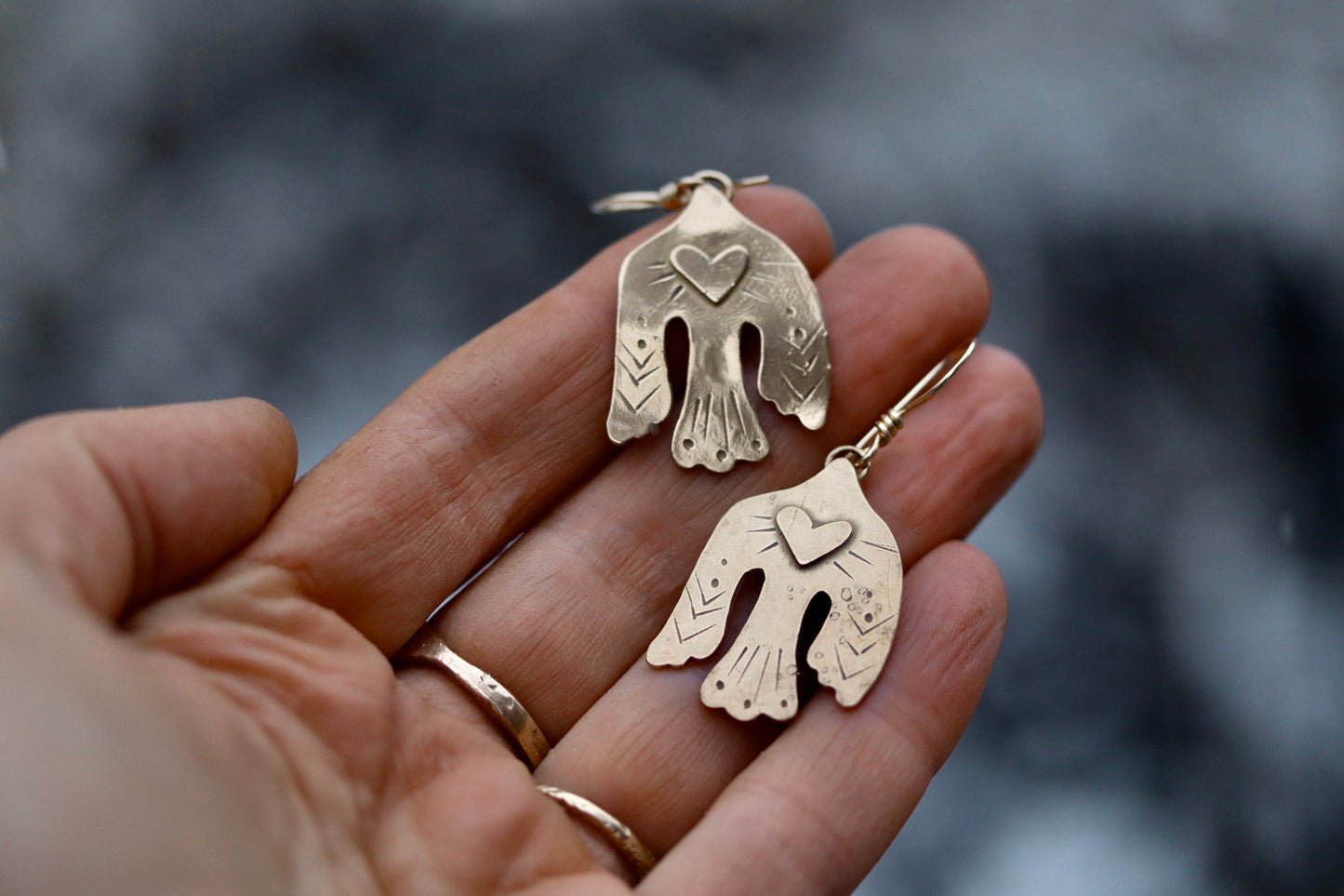Folk Bird Earrings
