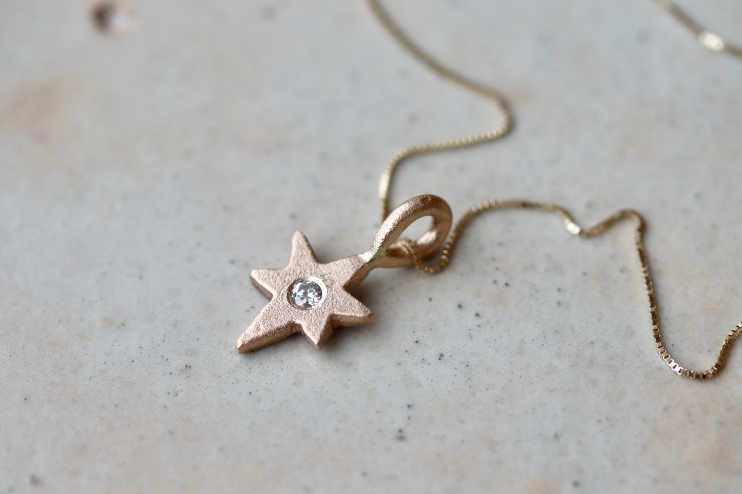 Celestial 14kt Gold Diamond Necklace