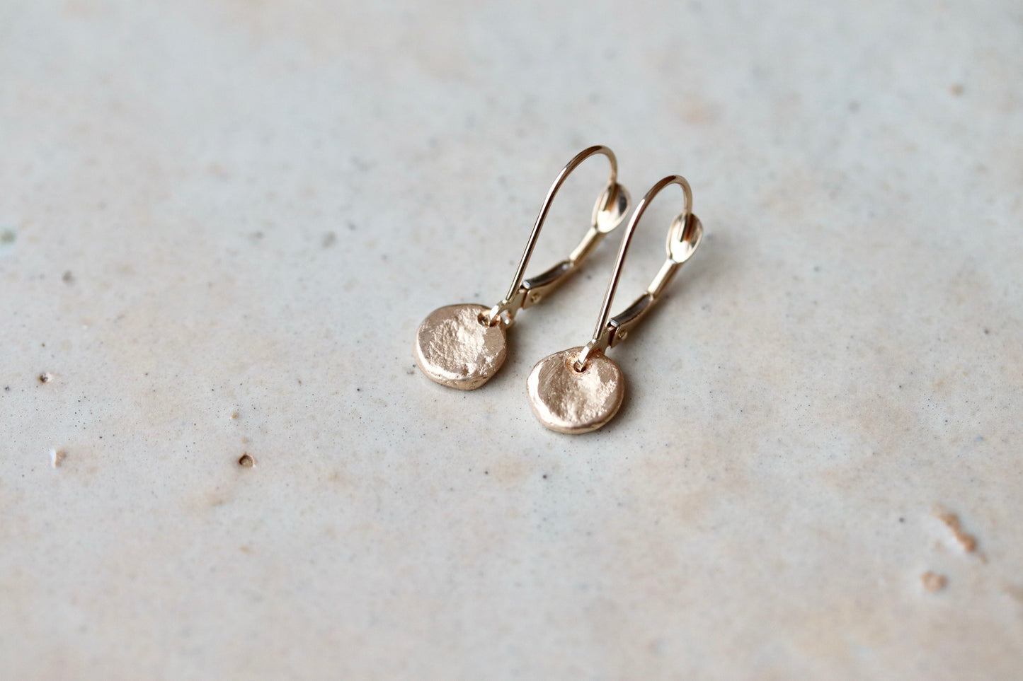 Petite 14kt Gold Orb Earrings