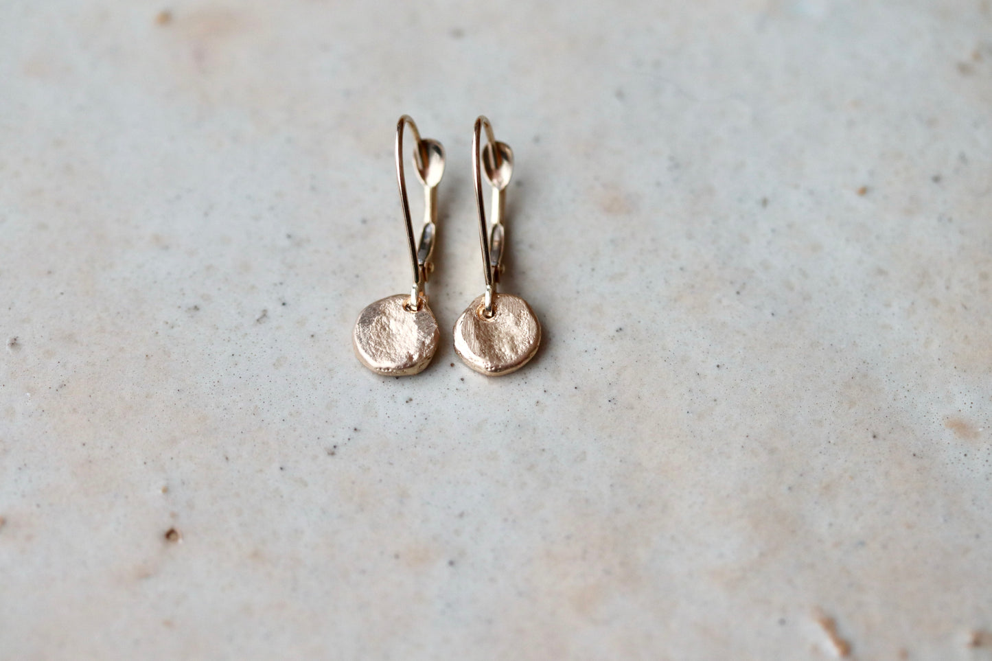 Petite 14kt Gold Orb Earrings