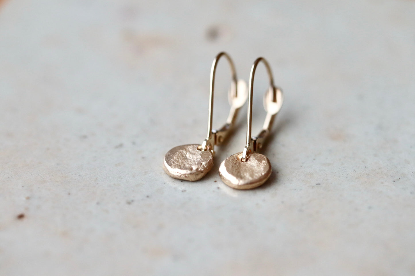Petite 14kt Gold Orb Earrings