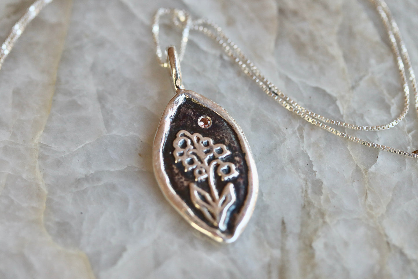 Mountain Heather Necklace & Andalusite