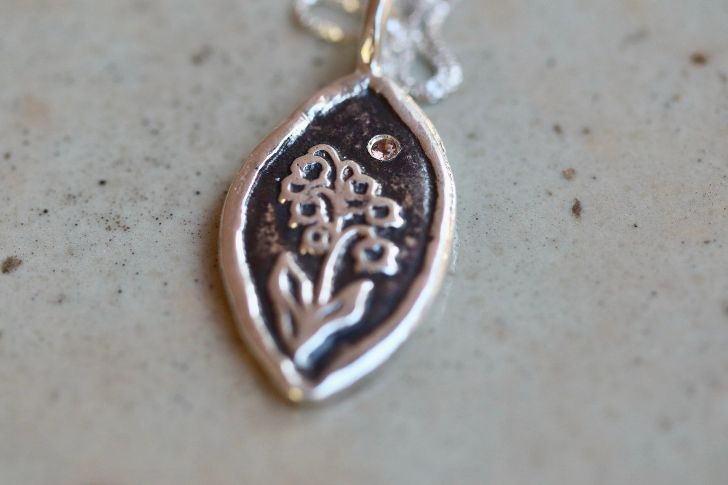 Mountain Heather Necklace & Andalusite