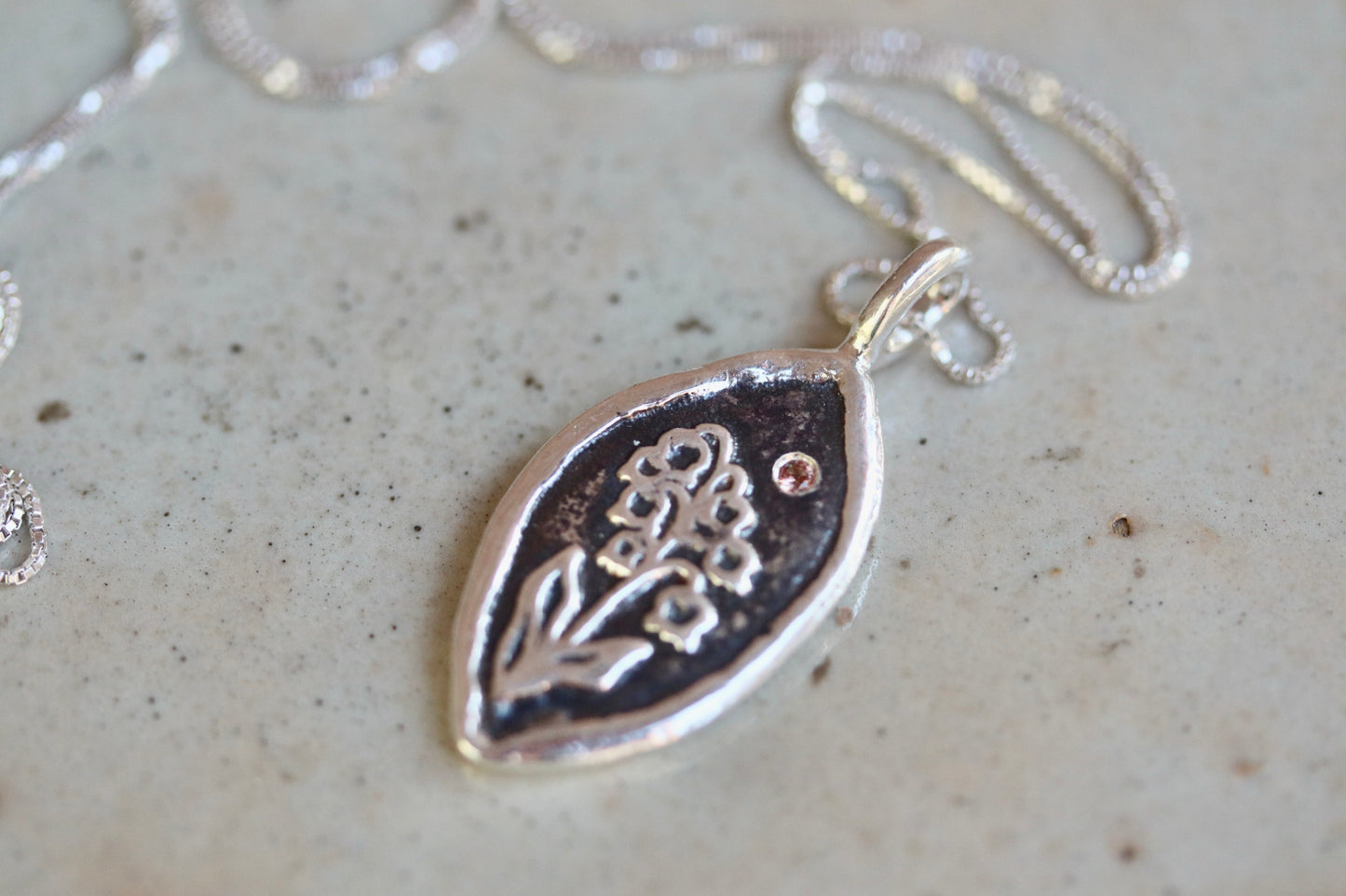 Mountain Heather Necklace & Andalusite