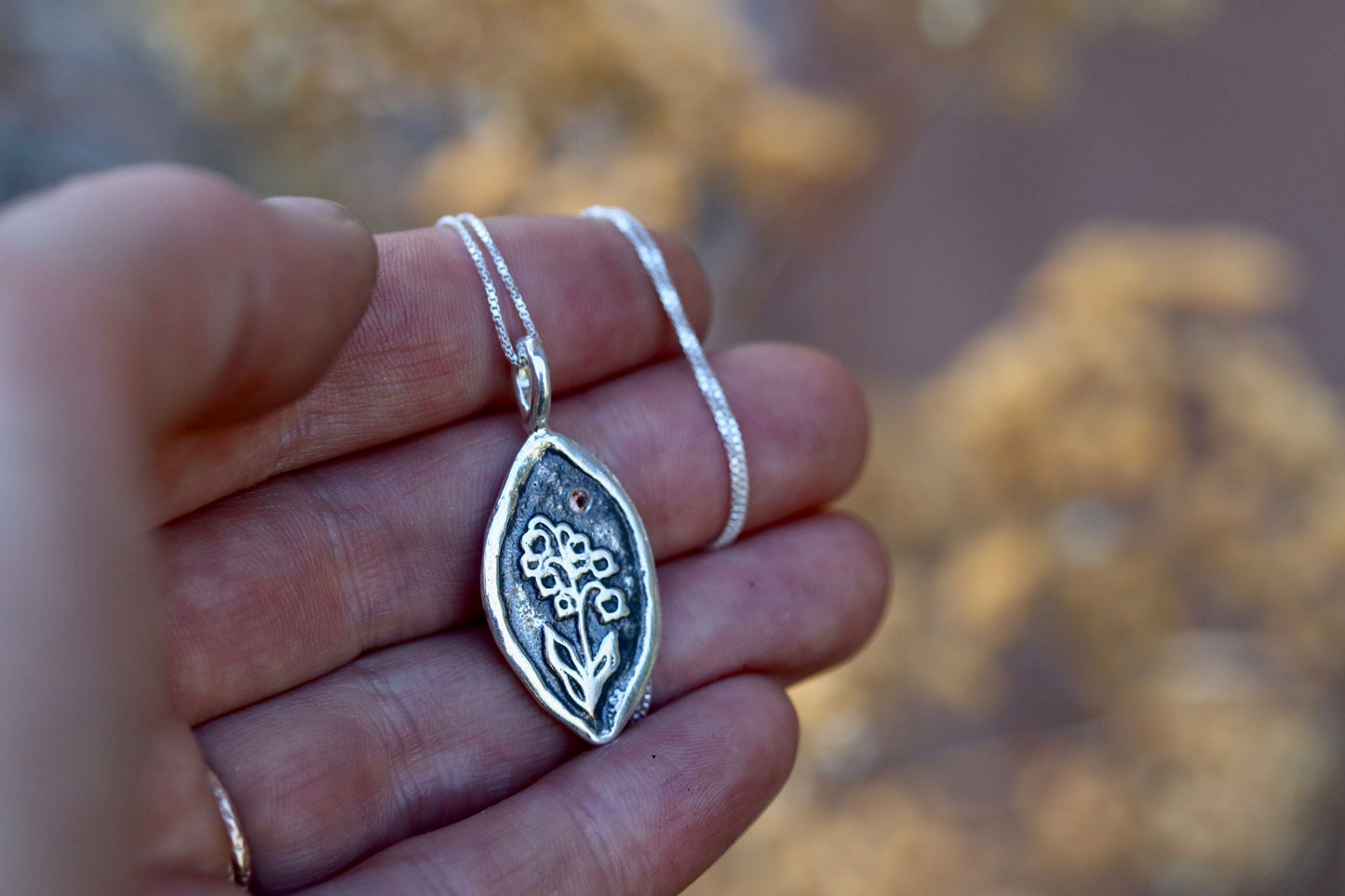 Mountain Heather Necklace & Andalusite
