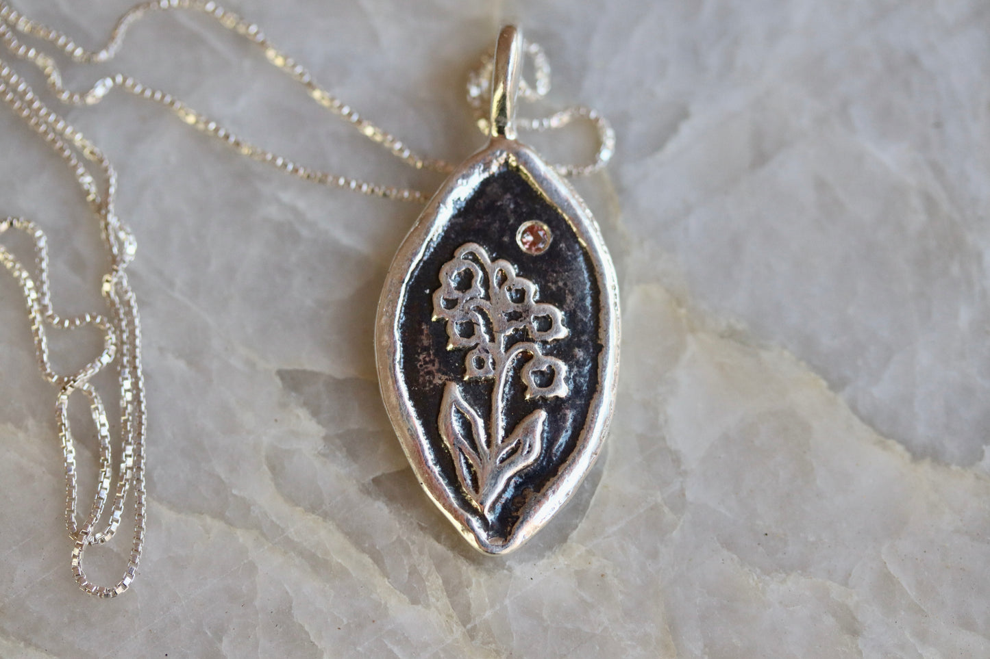 Mountain Heather Necklace & Andalusite
