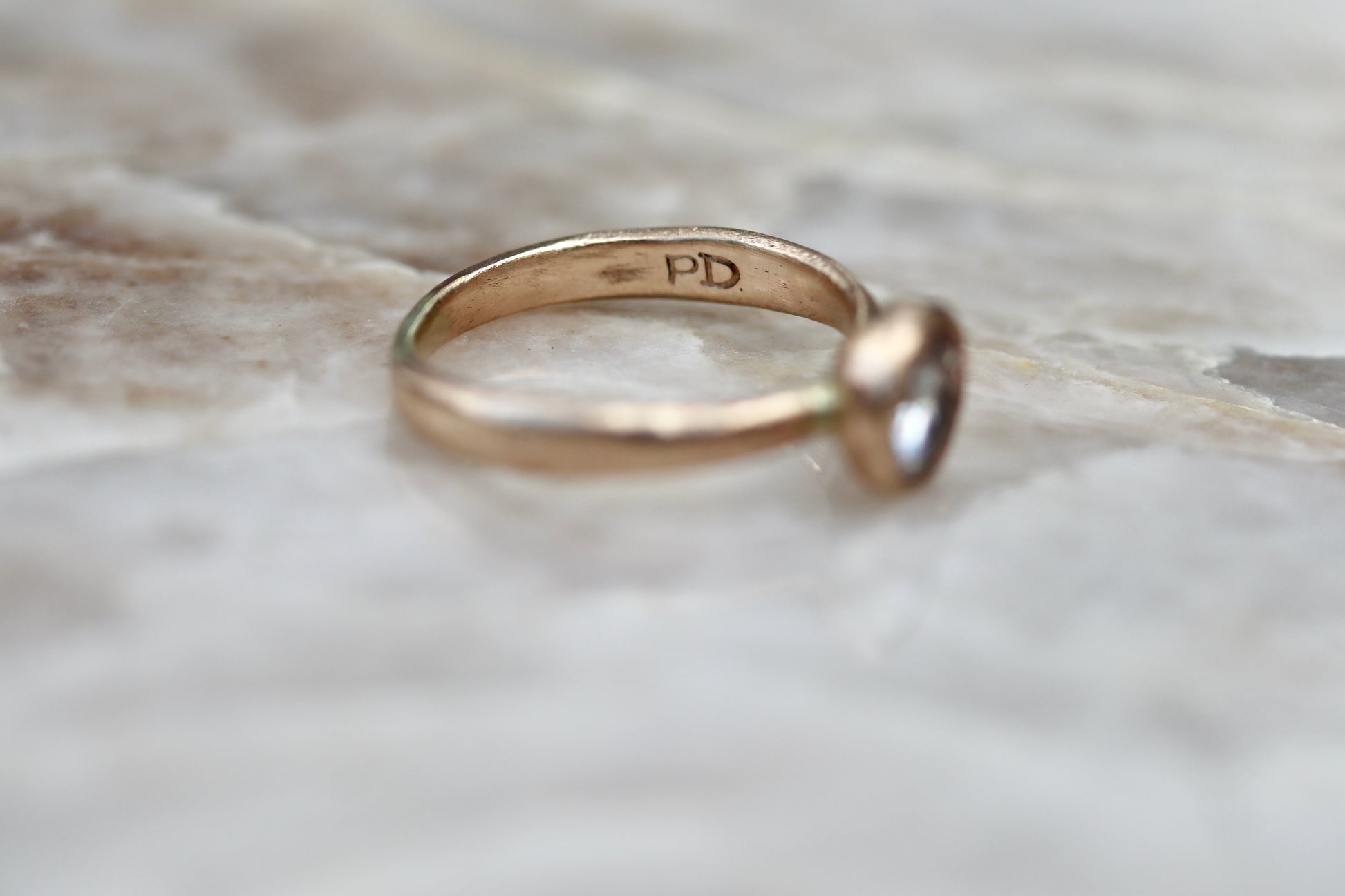 solitaire 1ct ethical diamond earthy organic texture sandcast wedding engagement ring paige devlin methow valley washington wedding jeweler alternative unique nature inspired ring 14kt recycled gold artisan handcrafted